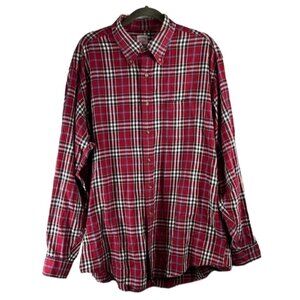 Brooks Brothers mens regular fit plaid button down shirt size XL